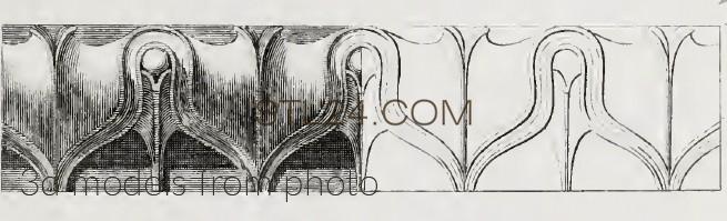 Фризы (FRIESE_1446 -  | 3D model 3DSMAX / OBJ / STL) 3D модель для ЧПУ станка
